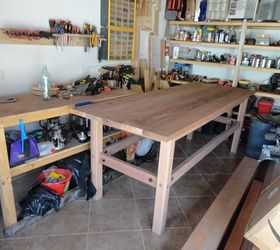 workshop bench, diy, tools, woodworking projects