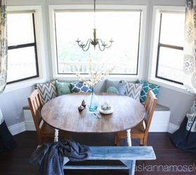 budget friendly breakfast nook makeover, home decor, kitchen design