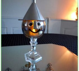 tin man candle holder, crafts, halloween decorations