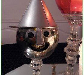 tin man candle holder, crafts, halloween decorations