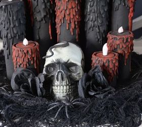 blood candles, crafts, halloween decorations, seasonal holiday decor