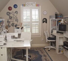 craft room clean up home office, craft rooms, crafts, home office, organizing