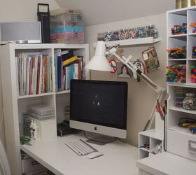 craft room clean up home office, craft rooms, crafts, home office, organizing