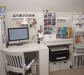 craft room clean up home office, craft rooms, crafts, home office, organizing