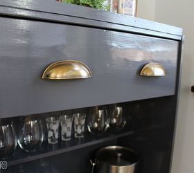 ikea rast hack from dresser to bar cart, painted furniture, repurposing upcycling