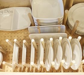 how to dish drawer organizer, how to, kitchen cabinets, kitchen design, organizing