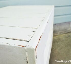 shelf turned tv consule, painted furniture, repurposing upcycling