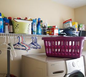 laundry room shelving makeover, laundry rooms, organizing, shelving ideas