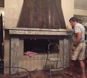 my husband made my dream fireplace come true, diy, fireplaces mantels, home improvement, living room ideas