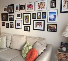 living room gallery wall, home decor, living room ideas, wall decor