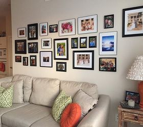 living room gallery wall, home decor, living room ideas, wall decor