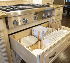 how to dish drawer organizer, how to, kitchen cabinets, kitchen design, organizing