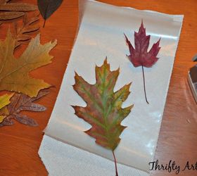 how to easily preserve fall leaves with an iron and wax paper, crafts, how to