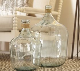 diy faux demijohn bottles, crafts, repurposing upcycling