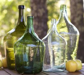 diy faux demijohn bottles, crafts, repurposing upcycling