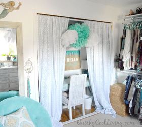 spare bedroom turned dressing room on a budget, bedroom ideas, closet, organizing