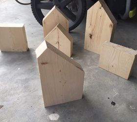 chalkboard town, chalkboard paint, crafts