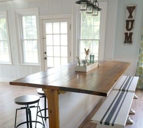 not your average barn wood table it s a barble, diy, home improvement, painted furniture, woodworking projects