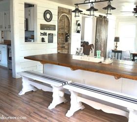 not your average barn wood table it s a barble, diy, home improvement, painted furniture, woodworking projects