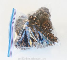 the easy way to make scented pine cones, crafts, seasonal holiday decor