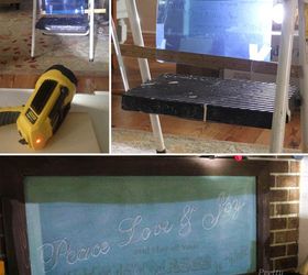 build a giant vintage chalkboard, chalkboard paint, crafts, wall decor