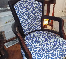 broken down slipper chair, painted furniture, reupholster