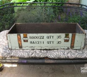 repurposed storage using an ammo box, home decor, repurposing upcycling, storage ideas