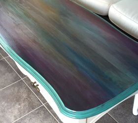 just a coffee table no way this is art spitchallenge, painted furniture, Magical Unicorn Coffee Table