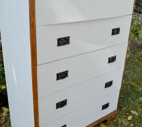 kroehler dresser makeover, painted furniture