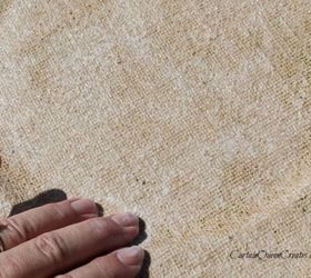 burlap chargers diy, crafts, decoupage