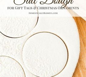 how to whiten salt dough, christmas decorations, crafts, how to, seasonal holiday decor