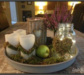 decorate with mossy tape, chalk paint, how to, mason jars, repurposing upcycling