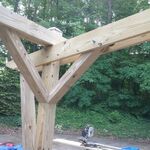 Cantilevered Pergola -- DIY Designed and Built | Hometalk