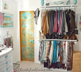 before and after spare room turned closet on a budget, bedroom ideas, closet, organizing