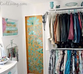 before and after spare room turned closet on a budget, bedroom ideas, closet, organizing