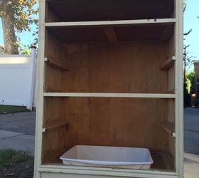 dresser transformation, painted furniture