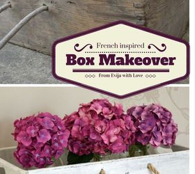 french inspired box makeover, crafts, repurposing upcycling