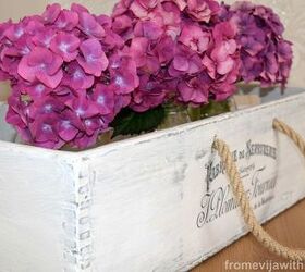 french inspired box makeover, crafts, repurposing upcycling