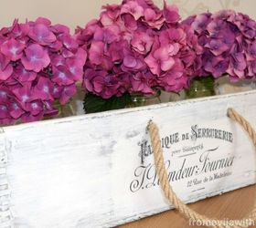 french inspired box makeover, crafts, repurposing upcycling