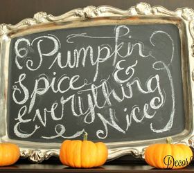 holding on to fall, chalkboard paint, crafts, fireplaces mantels, seasonal holiday decor