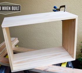 diy wood crate, diy, home decor, storage ideas, woodworking projects