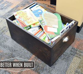 diy wood crate, diy, home decor, storage ideas, woodworking projects