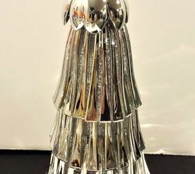 christmas spoon trees, christmas decorations, crafts, repurposing upcycling, seasonal holiday decor