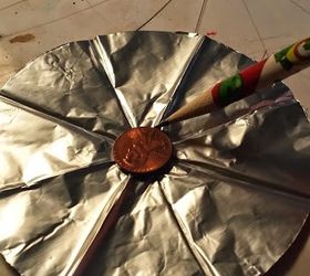 aluminium foil polish stars, christmas decorations, crafts, repurposing upcycling