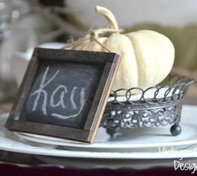creating a fall tablescape, chalkboard paint, crafts, dining room ideas, seasonal holiday decor, thanksgiving decorations