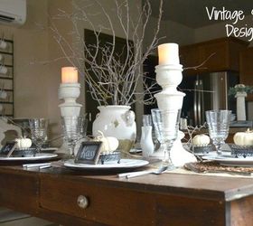 creating a fall tablescape, chalkboard paint, crafts, dining room ideas, seasonal holiday decor, thanksgiving decorations