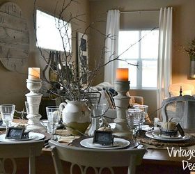 creating a fall tablescape, chalkboard paint, crafts, dining room ideas, seasonal holiday decor, thanksgiving decorations