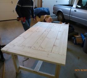 how to build a diy harvest table, diy, how to, painted furniture, rustic furniture, woodworking projects