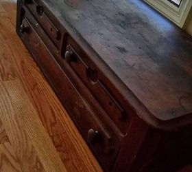 rescued military footlocker, diy, painted furniture, repurposing upcycling, woodworking projects