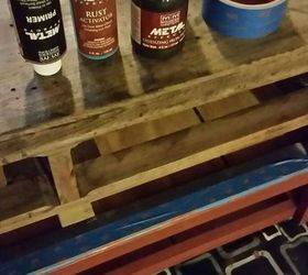 rescued military footlocker, diy, painted furniture, repurposing upcycling, woodworking projects